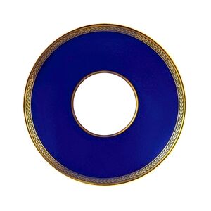 Wedgewood Renaissance Gold blue saucer
